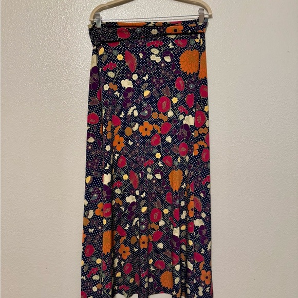LuLaRoe Floral Maxi Skirt - Picture 1 of 4